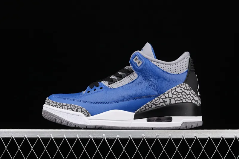 All categories Air Jordan Jordan series basketball shoes Air Jordan 3 Air Jordan 3 "Varsity Royal" AJ3 Joe 3 first layer royal blue CT8532-400
